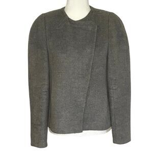 Rebecca Taylor Double Breasted Blazer Women's S Gray